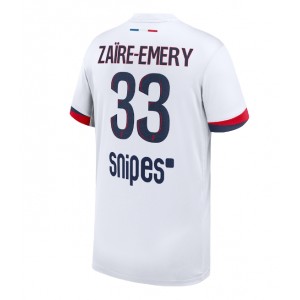 Fotbalové Dres Paris Saint-Germain Warren Zaire-Emery #33 Venkovní Oblečení 2025-26 Krátký Rukáv